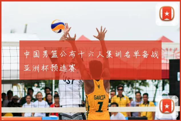 中国男篮公布十六人集训名单备战亚洲杯预选赛